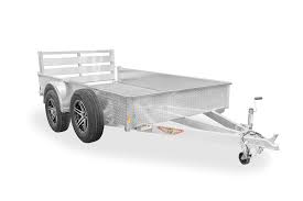 aluminum solid side utility trailer by
