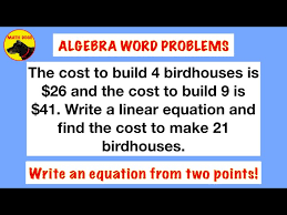 Algebra Word Problems Predict Outcome