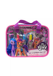 little pony art activity bag set