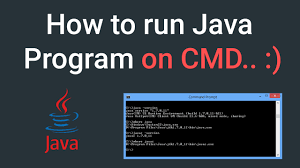 run java program in command prompt