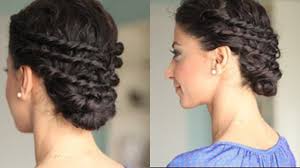 Curly hair is just perfect for doing simple updos for short hair. Easy Updo For Naturally Curly Hair