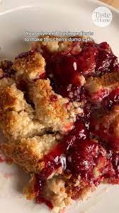 Cherry Dump Cake Video 4 Ingredients Dump Everything In  gambar png