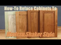old kitchen cabinets to shaker style