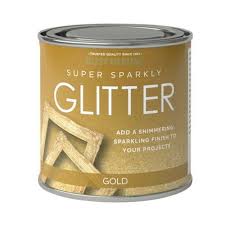 Rust Oleum Super Sparkly Gold Glitter Paint