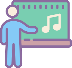 Google classroom canvas we've got you covered #19277166. This Is A Teacher Standing In Front Of Their Blackboard Classroom Icon Clipart Full Size Clipart 797292 Pinclipart