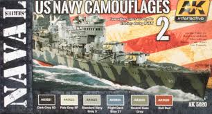 Ak 5020 Us Navy Camouflages 2 Set Paint