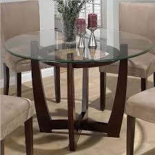 circle glass dining table set clearance