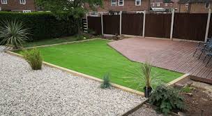 Artificial grass is perfect for laying over decking. Fitting Artificial Grass To Concrete Patio Or Hard Surfaces Grass Direct Blog