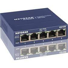 NETGEAR GS105 Switch Ethernet 5 ports Métal Gigabit (10/100/1000),  Protection ProSAFE, Garantie à Vie Idéal pour les PME et TPE - Cdiscount  Informatique