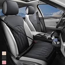 2 Pack Leather Front Car Seat Covers