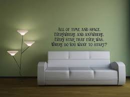 Dr Who Wall Decals Doctor Who Quote