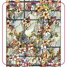 100 stained glass decals fls and