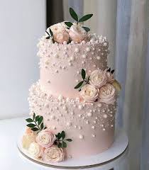 In some parts of england, the wedding cake is served at a wedding breakfast; Organization Time On Instagram The Pearls On This Cake Give A Winter Vibe Which Is Perfect Buttercream Wedding Cake Floral Wedding Cakes Simple Wedding Cake