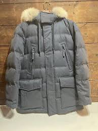 Fur Trim Puffer Winter Jacket Coat Size
