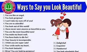 diffe ways to say you are beautiful