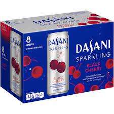 dasani sparkling water beverage black