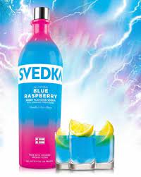 svedka blue raspberry vodka