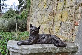 Cat Sculpture Outdoor Bronze Cat Statue