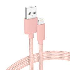 Never stress about a low battery again with our incognito phone charging bracelet. Realm Nylon Braided Lightning To Usb A Mfi Certified Apple Iphone Charger 5ft Rose Gold Pricepulse