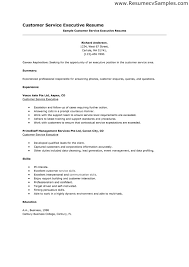 Examples Of Resumes For Customer Service Jobs Mentallyright Org