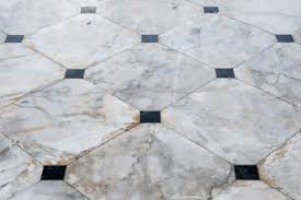 how to fix marble tile grout lines