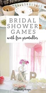 3 free printable bridal shower games