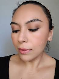 warm toned makeup look for spring red