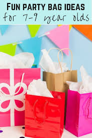 fun party bag ideas for 6 and 7 year olds