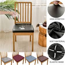 Pu Leather Chair Seat Cushion Cover