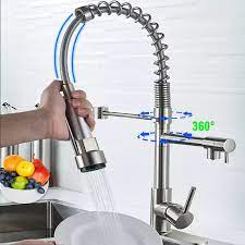 hkeey kitchen sink faucet with pull