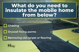 have insulation under your mobile home