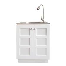 I can be reached at. Presenza All In One 24 2 In X 21 3 In X 33 8 In Stainless Steel Laundry Sink And White Cabinet With Reversible Doors Ql039 The Home Depot