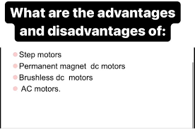 step motors permanent magnet dc motors