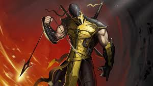 Fire, game, scorpion, ninja, fighting, get over here, mk11. Picture Mortal Kombat Ninja Warrior Scorpion Fantasy Vdeo 1920x1080