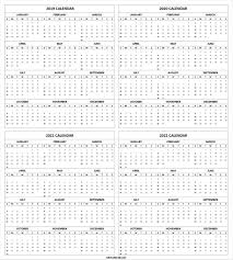 You may download these free printable 2021 calendars in pdf format. Get Free Blank Printable 2019 2020 2021 2022 Calendar Template These Editable 4 Four Year Calendar Yearly Calendar Template Calendar Template Print Calendar