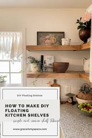 Diy Floating Kitchen Shelves