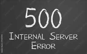 status code 500 internal server