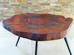 Tree Trunk Coffee Table 1950s For