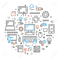 Poster creativity internet web banner business, science keyboard, electronics, company, computer wallpaper png. Line Web Concept For Computer Science Vector Banner For Education Open Path Royalty Free Cliparts Vectors And Stock Illustration Image 61010987