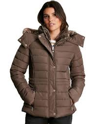 Joules Fur Hood Coats For Women Up
