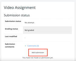 moodle upload a video ignment