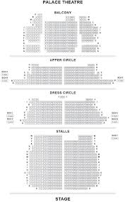 palace theatre seating plan for harry