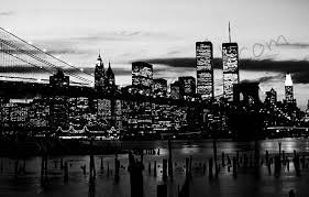 New York City Canvas Monochrome