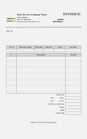 Blank Invoice Templates 14 Results Found Generic Invoice For