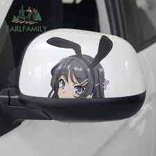Maybe you would like to learn more about one of these? Earlfamily 13cm For Mai Sakurajima Peeker Waterproof Decal Anime Rv Car Sticker Motorcycle Graffiti Sticker Custom Printing Car Stickers Aliexpress