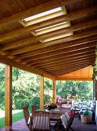 Patio Roof Ideas For Double Charm Of