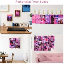 70pcs Wall Collage Kit Pink Aesthetic