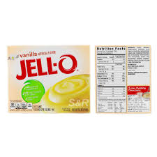 jell o vanilla instant pudding and pie