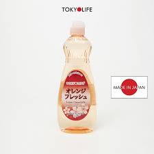Nước rửa chén đĩa, rau quả lành tính siêu sạch hương cam TOKYOLIFE 600ml  4903367305756 - Nước Rửa Chén Cho Máy