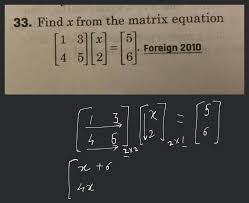 Matrix Equation Left Begin Array